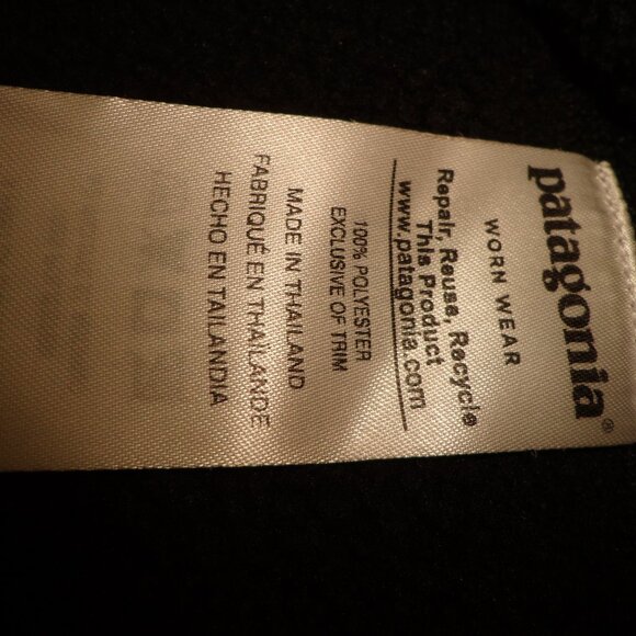 Patagonia Women's Better Sweater 1/4 Zip Fleece L Black Stand Collar - Picture 11 of 14